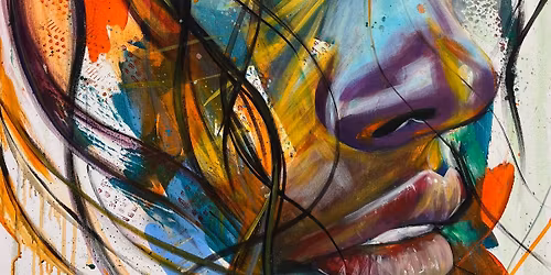 'Abstract Portrait' Sip & Paint