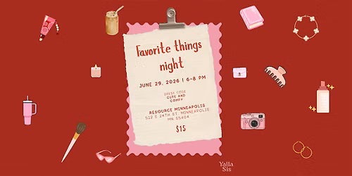 Favorite Things Night