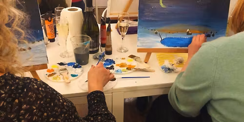 Paint and Sip in December