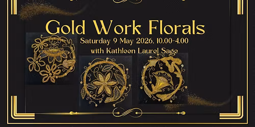 Gold Work Florals with Kathleen Laurel Sage