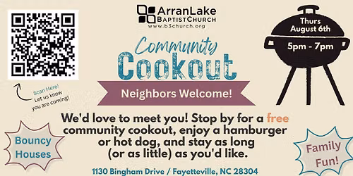 Free Community Cookout