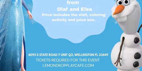 A Frozen Visit with Olaf & Elsa