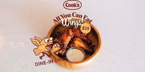 AYCE Wings at Cook's! 