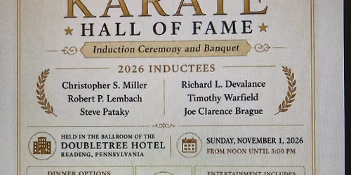 2026 PAKHOF Induction Ceremony and Banquet 
