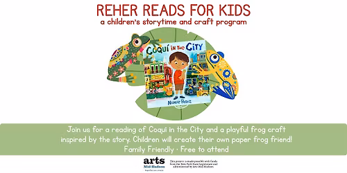 Reher Reads for Kids: Story Time & Craft