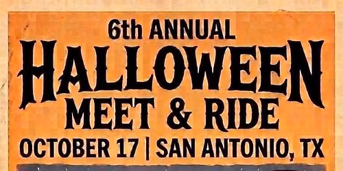 6th Annual Halloween Meet & Ride