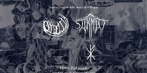 BARBELITH w\/ Sarmat, Genevieve and Crow's Foot @ Metro Baltimore