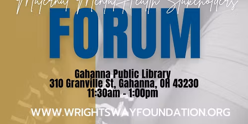 Maternal Mental Health Stakeholder Forum