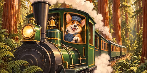 Corgi Train Adventure: Redwoods at Roaring Camp