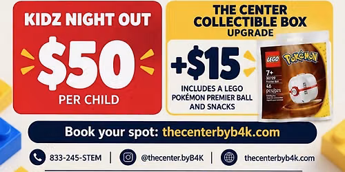 Kidz Night Out-Pok\u00e9mon Edition
