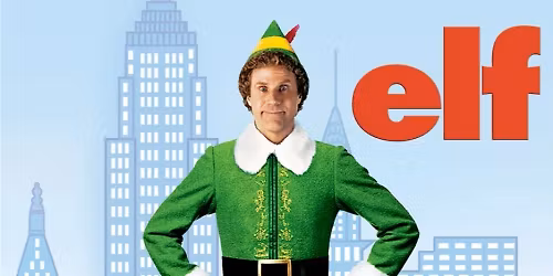 Outside Movie at the Mercato! Elf!
