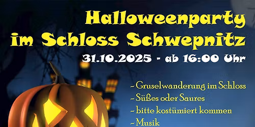 Halloweenparty im Schloss Schwepnitz