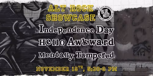 Alt Rock Showcase at Blue Note Brewing Co.