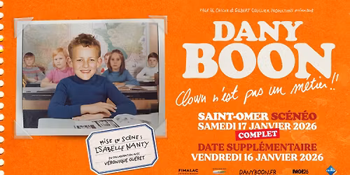 Dany Boon \u2022 Sc\u00e9n\u00e9o Saint Omer \u2022 16\/01\/26