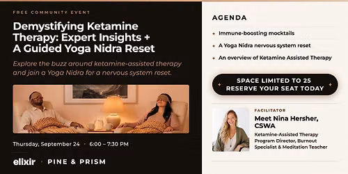 Demystifying Ketamine Therapy: Expert Insights + A Guided Yoga Nidra Reset