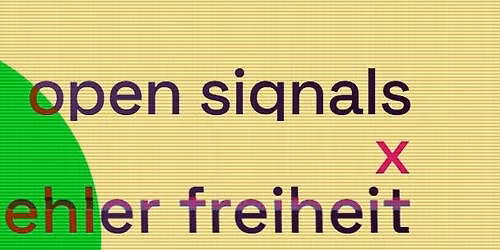 open signals x niehler freiheit