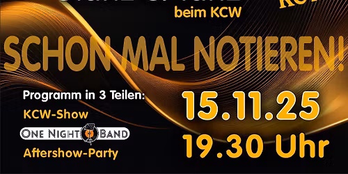 Glanz und Tanz beim KcW