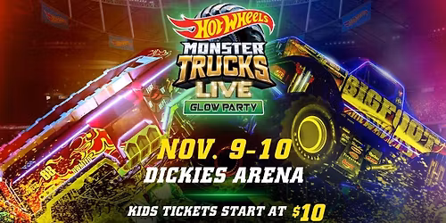 Hot Wheels Monster Trucks Live Glow Party