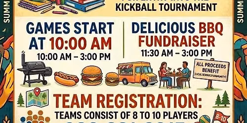 School supply kickball tournament