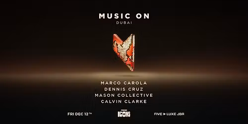 MARCO CAROLA PRESENTS MUSIC ON | PACHA ICONS