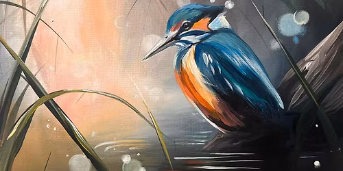 Join us in Oxford to paint the fabulous 'Kingfisher'