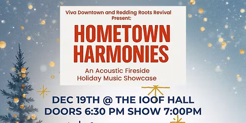 Hometown Harmonies Fireside Concert at The IOOF Concert Hall