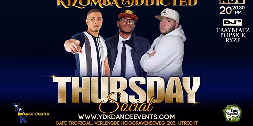  Thursday Social with DJ Traybeatz & DJ Ryan Ryze & DJ Pops!ck