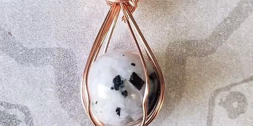 Drop cage Fidget Spinner Pendant