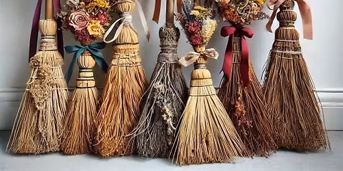 Crafts... With Cats -Make a Floral Corn Broom