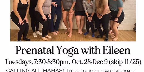 Prenatal Yoga 6 week Series