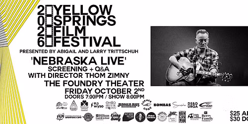 YSFF Presents: NEBRASKA LIVE w\/ Director THOM ZIMNY