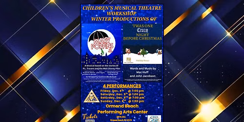  CMTW Presents \u2018Twas One Crazy Night Before Christmas\u201d and \u201cMary Poppins, JR