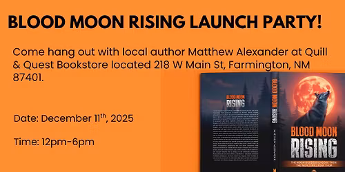 Blood Moon Rising Launch Party