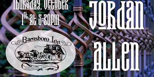 Jordan Allen at Barnsboro Inn