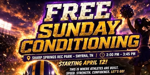 FREE! Sunday Conditioning! 
