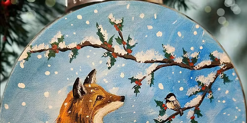 Paint this Beautiful FOX TREE ORNAMENT in Maple Ridge