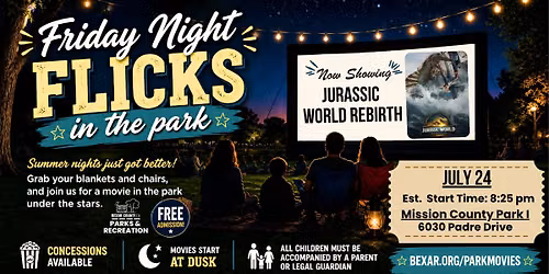 Friday Night Flicks- Jurassic World: Rebirth (2025)