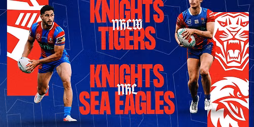 2026 NRL Telstra Premiership - Newcastle Knights v Manly Sea Eagles