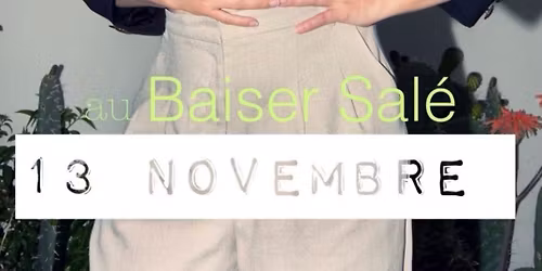 SAVE THE DATE : Concert de Maureen Angot au Baiser Sal\u00e9