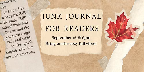 Storyline Event: Junk Journal for Readers