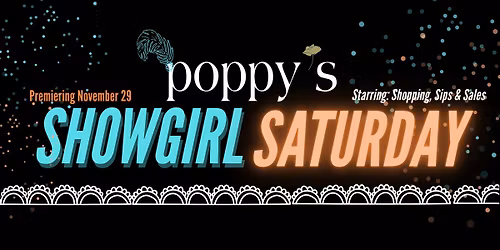 Showgirl Saturday - A Small Business Saturday Event
