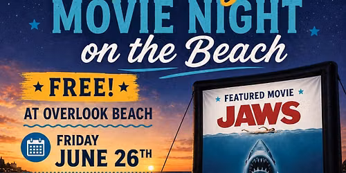 JAWS MOVIE AT OVERLOOK BEACH