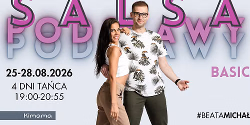 SALSA PODSTAWY z Beatk\u0105 i Micha\u0142em |od wtorku do pi\u0105tku| 25-28.08.2026