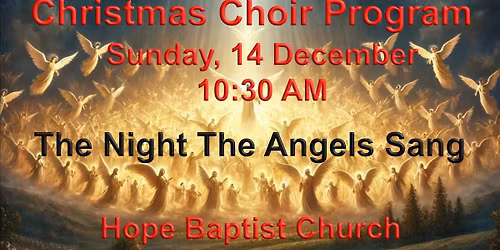 "The Night the Angels Sang"