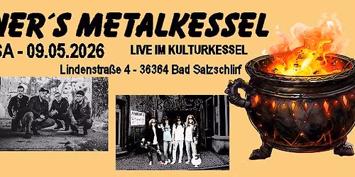 Werner\u00b4s Metalkessel #3 mit Rabones und Tanztee