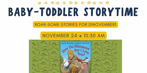 Baby Toddler Storytime: How Do Dinosaurs Say I Love You?