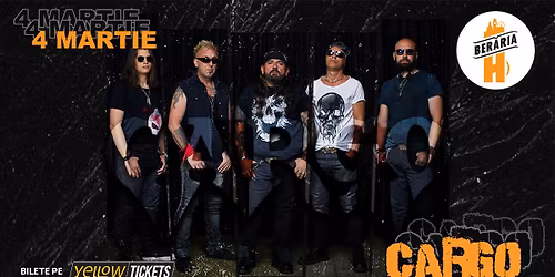 CARGO \u00een concert la Ber\u0103ria H | 4 martie