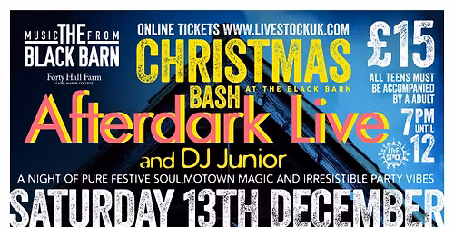 \ud83c\udf84 Music from the Black Barn \u2013 Christmas Bash