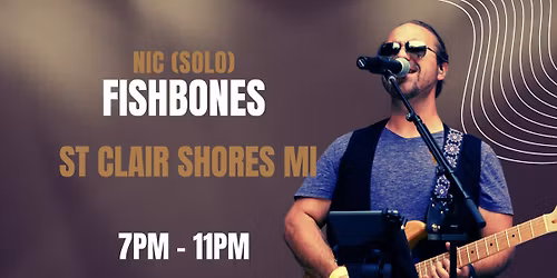 Nic (Solo) at Fishbone's Rhythm Kitchen Cafe!
