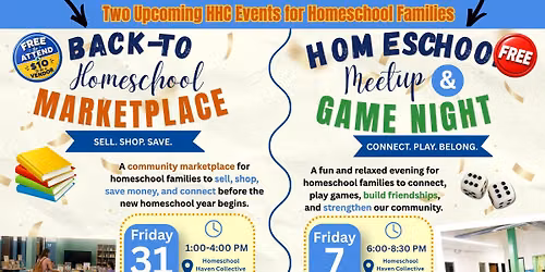Back-to-Homeschool Market Place